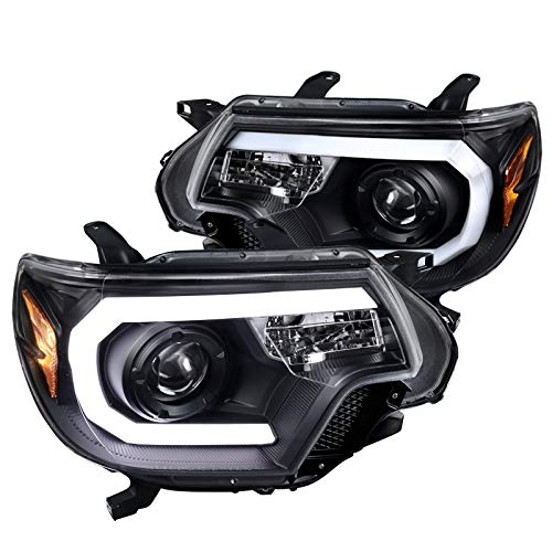 Buy SpecD Tuning for Toyota Black LED DRL Projector Headlights
