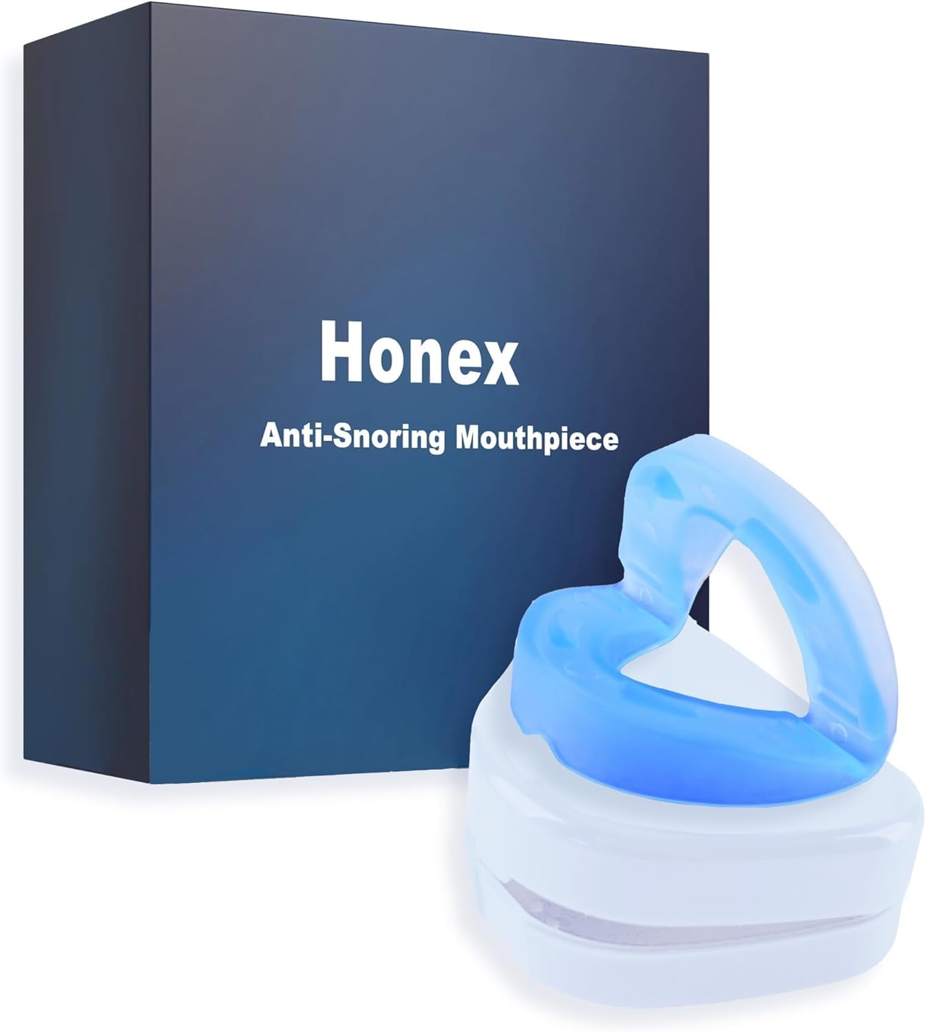 Honex Anti Snore Mouthpiece, Easy To Wear Oral Comfort Guard, Universal Fit Suits Most Mouth Shapes For Men And Women