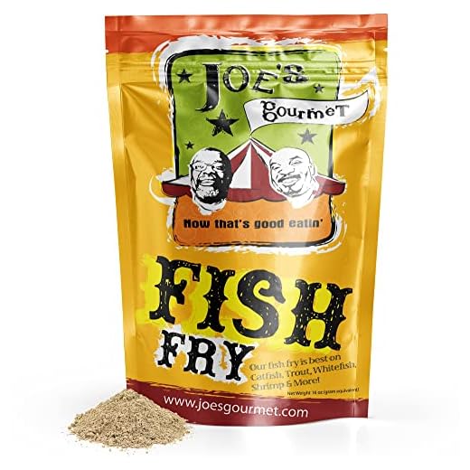 Joe's Gourmet Fish Fry, Seafood Breading Mix, As Seen on Shark Tank, Seasoned Coating Mix for Fish, Chicken, Shrimp & Vegetable, Tasty Air Fryer Breading Batter 12 Oz (Original, 2 Pack)