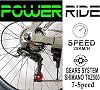 Power-Ride EAGLE Electric Mountain Bike Powerful 250W Ebike Motor, 27.5" Wheel, 19" Aluminum Frame, Speed 25km/H, 10.4AH Battery Mountains Bike for Adults 7 Speed TXZ500 Shimano Gear System #2