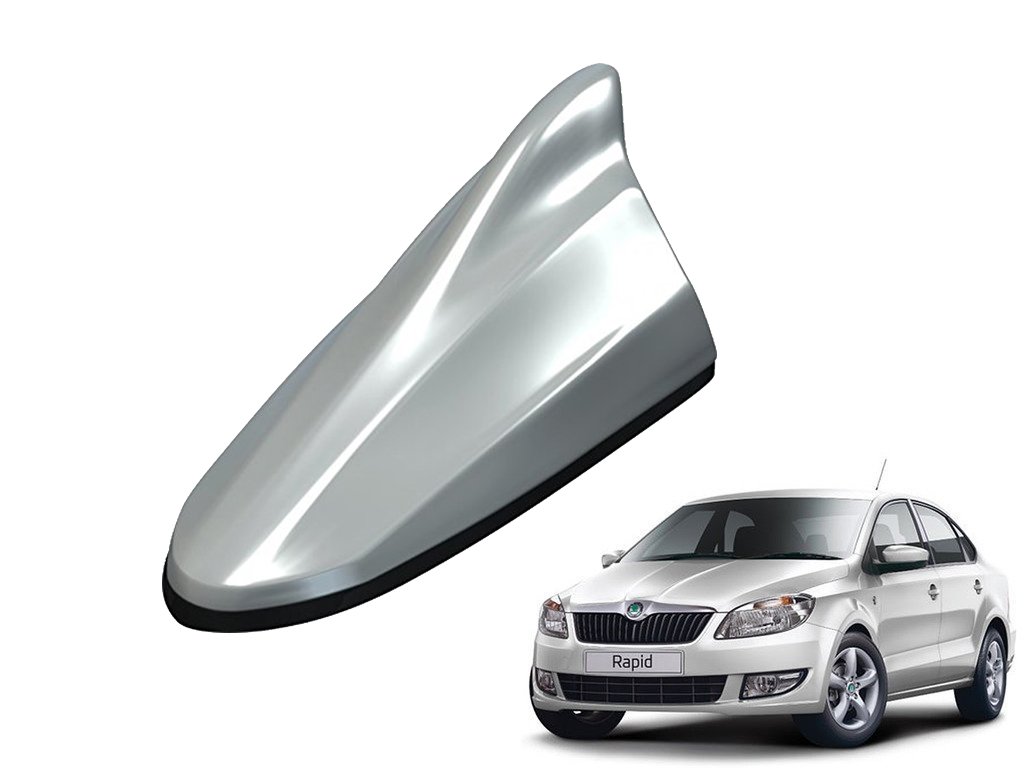 Kozdiko Silver Shark Fin Antenna for Skoda Rapid-picture-22