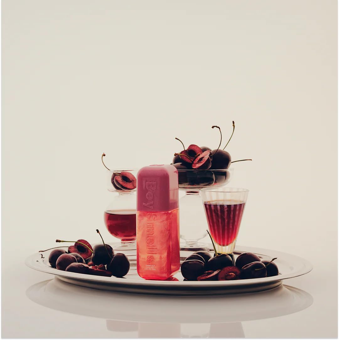 Boy Smells Cherry Slay Shimmer Mist 3oz - Body & Hair Spray– Notes of Black Cherry, Amaretto + Oakwood - Image 3