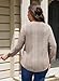 Siddhe Plus Size Fall Fashion Tops for Women Knit Long Sleeve V Neck Womens Sweater Oversized Tunic Button Casual Loose Soft Trendy Clothing Winter (Pink,5XL)