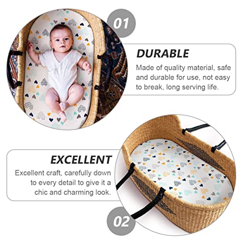 Kisangel Mattress Toddlers Girls Stretchy Pad For Cradle Bassinets Bed Diaper Sleeper Detachable Change Elastic Changing Table Soft Ing Bedside And Snuggly Cover Baby Without #TOP1