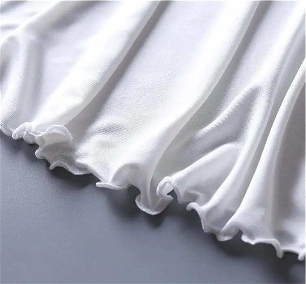 Womens Mulberry Silk Knit Full Slip Nightdress Adjustable Strap Soft Breathable Lounge Sleepwear