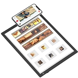 Eyesen Slide Viewer Light Box, Ultra-Thin A4 Light Scanner for Slide and Film Negative Scanning,Tattoo Drawing, Artist…