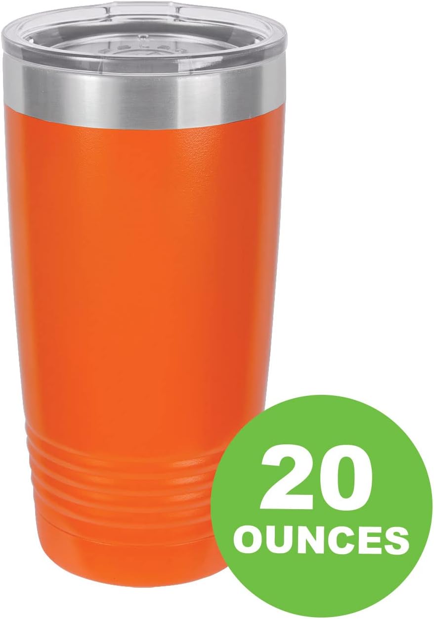 20-Ounce Vacuum Insulated Stainless Steel Tumbler Customized Double-Walled Laser Engraved White Coffee Mug, Basketball Coach, Personalized