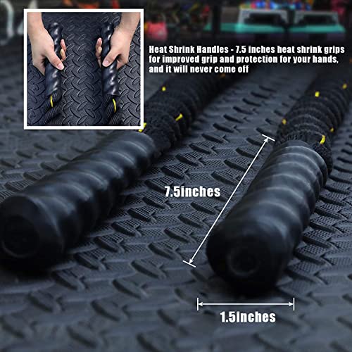 30Ft-Battle-Rope-for-Exercise-15-Inch-Heavy-Battle-Training-Rope-for-Home-Gym-Workout-Rope-for-Fitness-100-Dacron-Strength-Training-Rope-for-Adults-Outdoor-Cardio-Workout-Anchor-Included