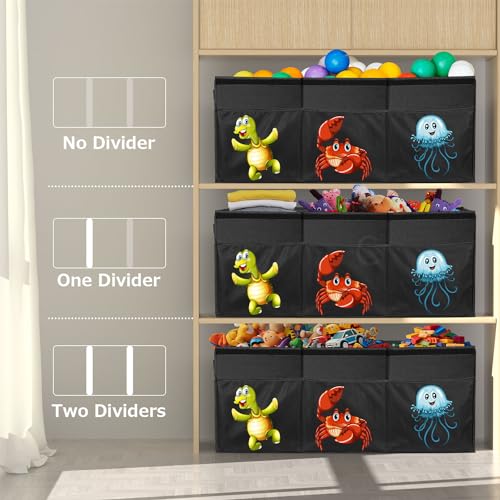 Extra Large Collapsible Toy Box - Sturdy 155L Storage Organizer for Best Storage for Kids Toys in Living Room Image 8
