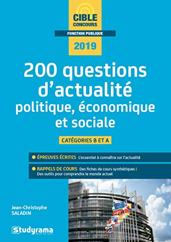Télécharger 200 questions d'actualité politique, économique et sociale : Catégorie A et B PDF