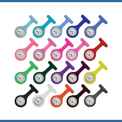 PCL Media ltd Nurses Fob Watch Brooch for Women for The Health Care Industry Nurses Watch Silicon