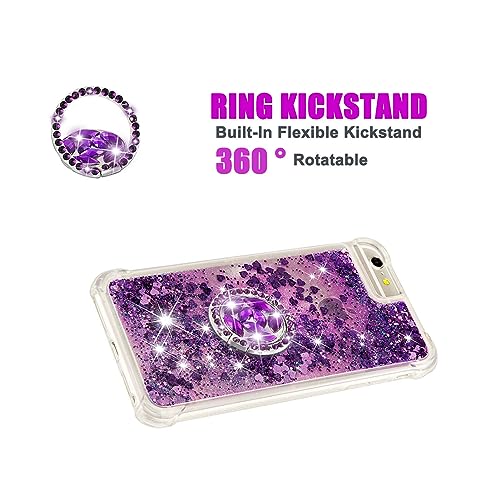 Coque iPhone 8 Plus claire pailletée silicone avec protecteur écran - 3