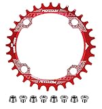 Construcción ligera: el plato 104 BCD está hecho de una estructura de aleación T6, ligero pero resistente, con dientes positivos y negativos diseñados para evitar que la cadena se caiga, y puede perder alrededor de 1 kg de peso