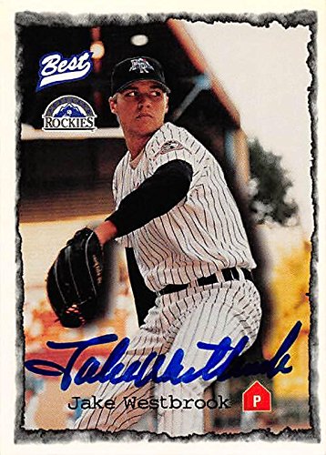 Sports Memorabilia Autograph Warehouse 343895 Jake Westbrook Autographed Baseball Card - Colorado Rockies, FT 1997 Team Best No. 38 Rookie