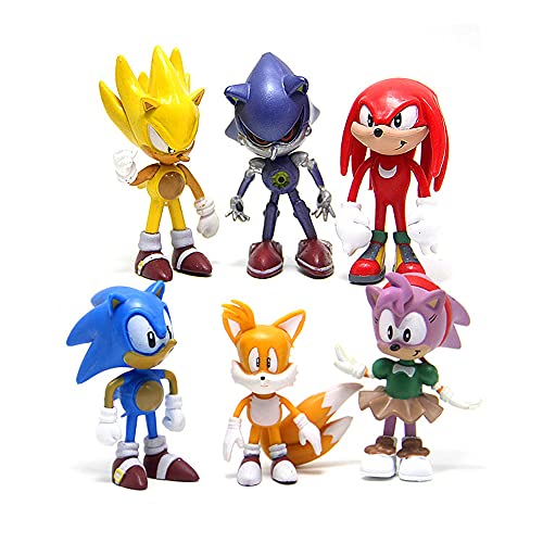 TANHULU Cake Topper Figuras Set 6 Piezas Figuras Anime Decoracion Escritorio para Decoración De...