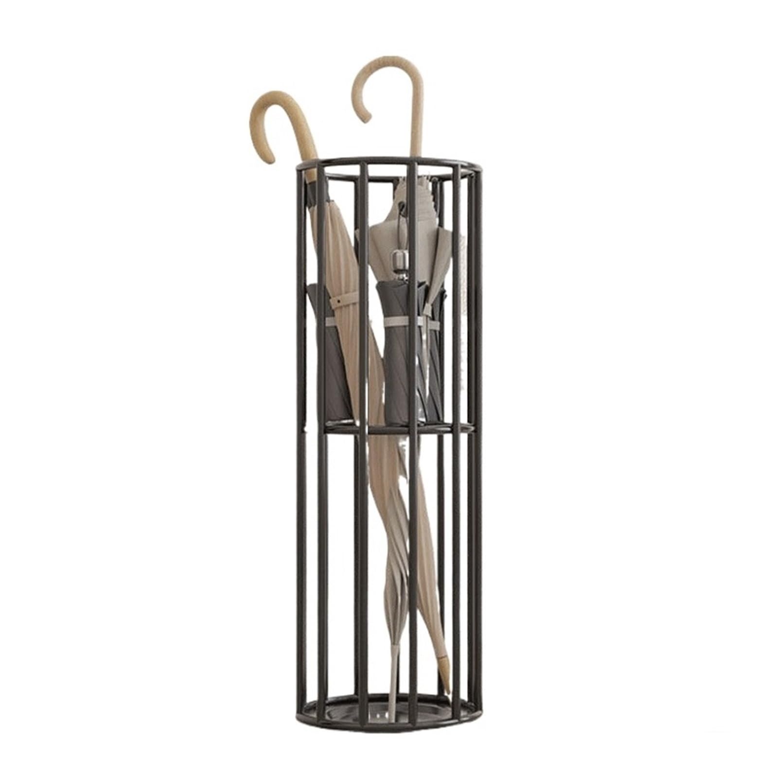 SONGYL-20249 Umbrella Stand Umbrella Stand, Large-Capacity Storage Bin, Drip-Proof Entryway(Black)