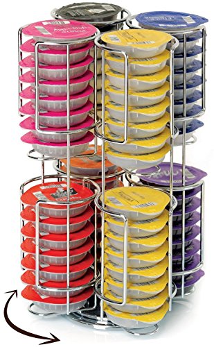 Revolving Rotating 64 Capsule Coffee Pod T-DISC Holder Tower Stand Rack for Tassimo by TARGARIAN - //coolthings.us
