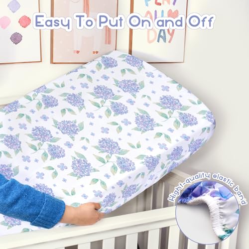 Image of UOMNY Crib Sheet,Boys Girls Crib Sheets Baby Sheet for Standard Crib and Toddler Mattresses Nursery Bedding Sheet Crib Mattress Sheets for Boys and Girls 1 Pack Toddler Sheet