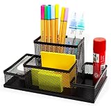 organizador de mesa porta lapis (Preto, 4)