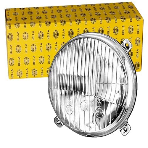 HELLA Alogeno Faro principale - 12V / 24V - rotondo - ECE - Spina: Spina piatta - Sx/Dx - 1A3 996 002-261