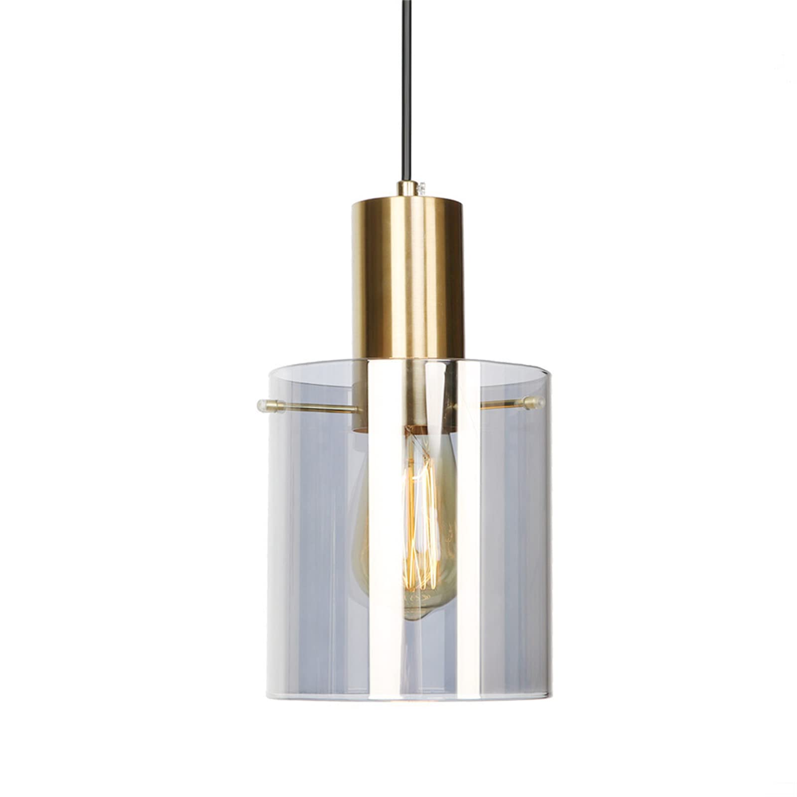 Lámpara de cristal moderna con cable ajustable que soluciona techos bajos 8