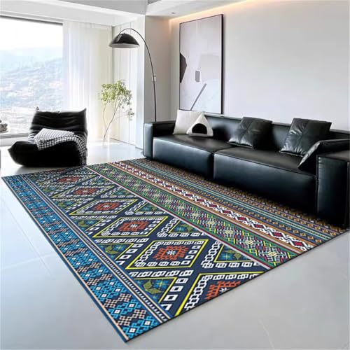 Tapis chambre garçon bleu lavable pour espace de jeu - 2