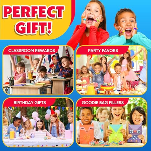 JoyJoyful Fidget Ring Toys für Kinder Erwachsene, 12 Stück Sensorik Autismus für Spielzeug, Anti Stress Autismus Spielzeug, Fidget Squishy Toy Anxiety ADHD Toys, Beruhigend Bei Stress Angst