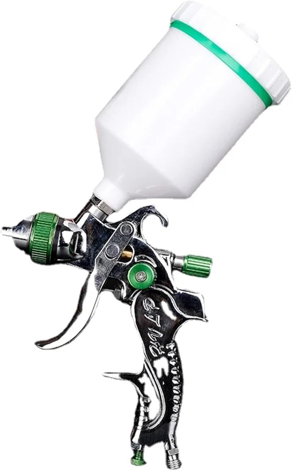 Automobile High Atomization Topcoat Spray Gun Paint Furniture Pneumatic Upper Pot Spray Gun(2008Red)