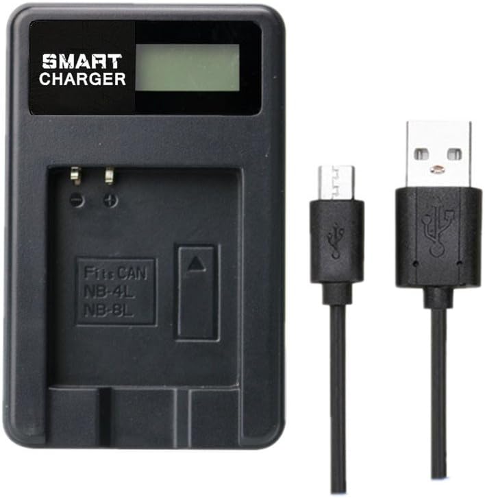 NB-4L NB4L Battery Charger for Digital IXUS 100 IS 110 120, 30, 40,50, 55, 60, 65, 70, 75, 80 IS, 90, 115 HS,130, 220, 230, 255,210 IS,10 IS, 20, 210 IS, 220 IS,510 IS,A2200,A3000,A3100,A3200,A3300