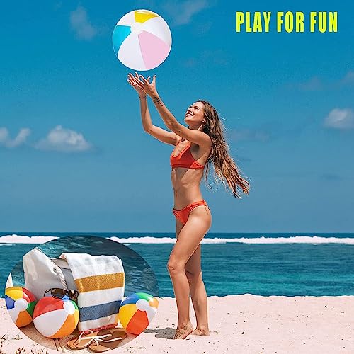 Foto von Wasserball, 2 Pcs Wasserball Aufblasbar, Water Ball/Beach Ball, Für Aufblasbare Schwimmbad Spielzeug, Sommer Wasser Spiele Kinder, Schwimmen Party Supplies (40 Cm)