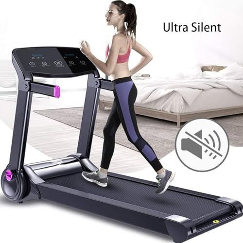 Image of Folding Treadmills Treadmill 3.0Hp Free Installation Foldable with Touch Screen Smart Tablet Stand Shock Absorption Silent