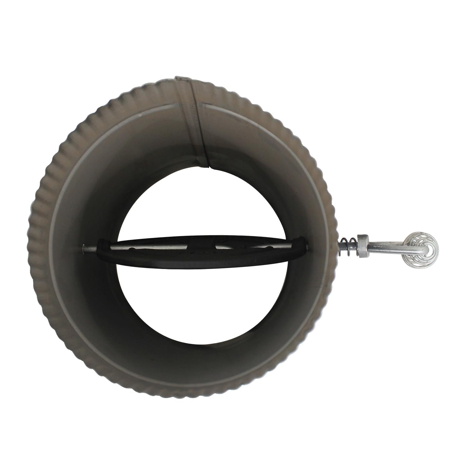 Tubo chimenea con tiro para estufa de leña válvula de mariposa compuerta regulación aire tubo estufa pellet regulador de tiro caldera de leña para tubos de salida de humos cocina (153mm)