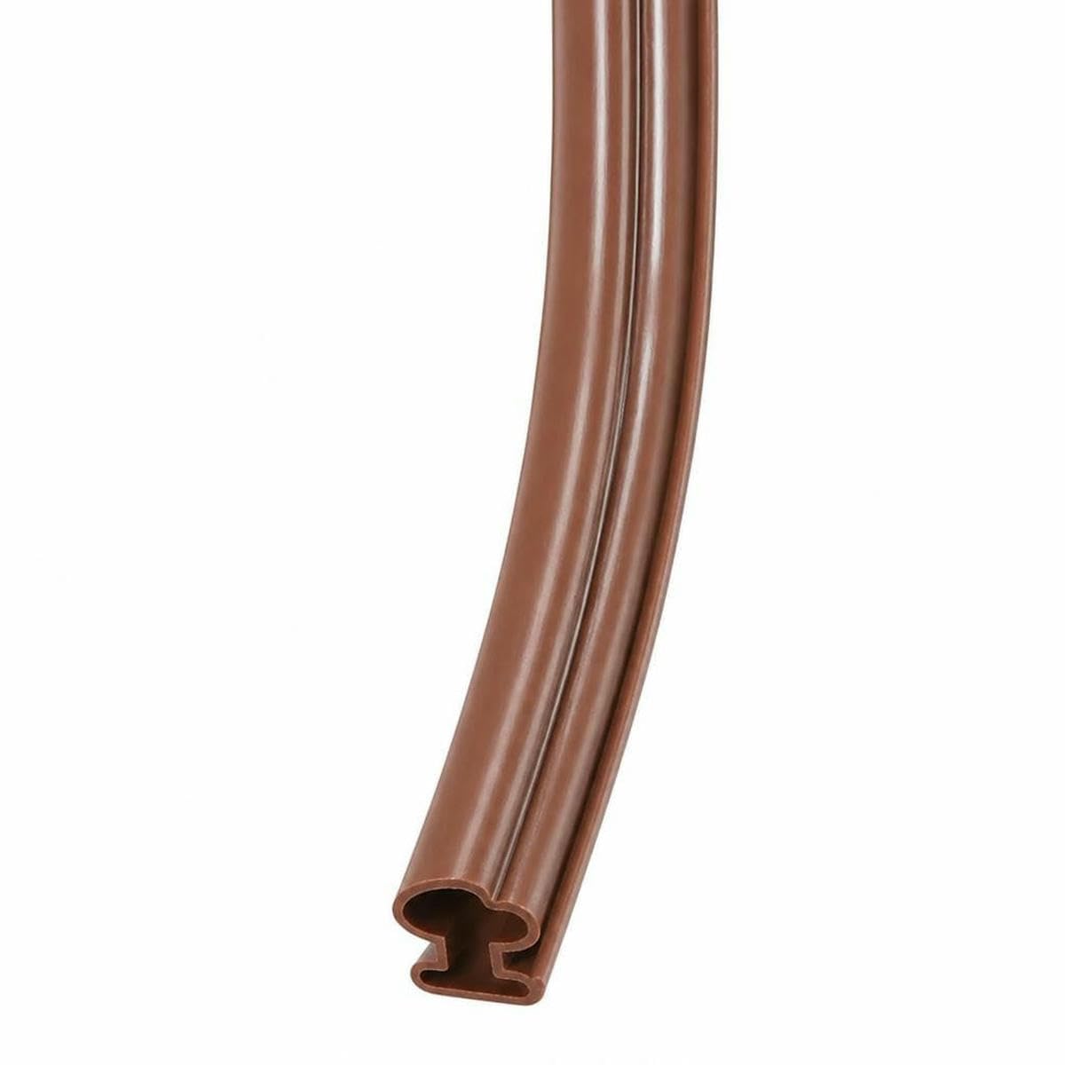 Tbskuy Brown 8 Shape 3.0M 1 Piece Security Door Access Door Window Sealing Strip Weatherproof Anti-Collision Strip Sound Insulationself-Adhesive