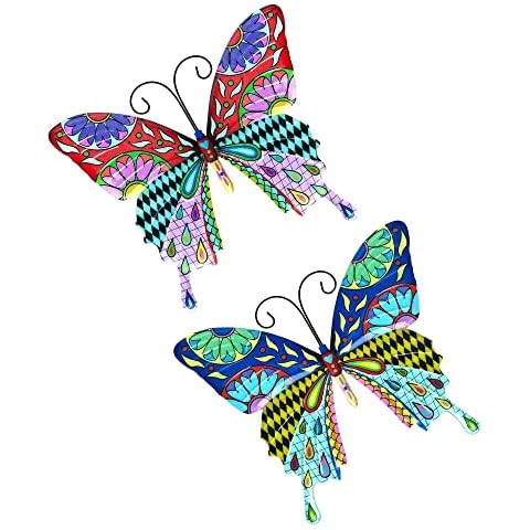 Luottus mariposas de metal decoración de pared Cover