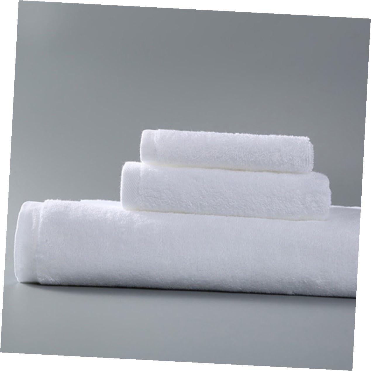 DECHOUS Cotton Bath Towel Soft Absorbent Quick-Dry Bathroom Towels and Washcloths Minimalist Solid Color Design for Home and Travel Use