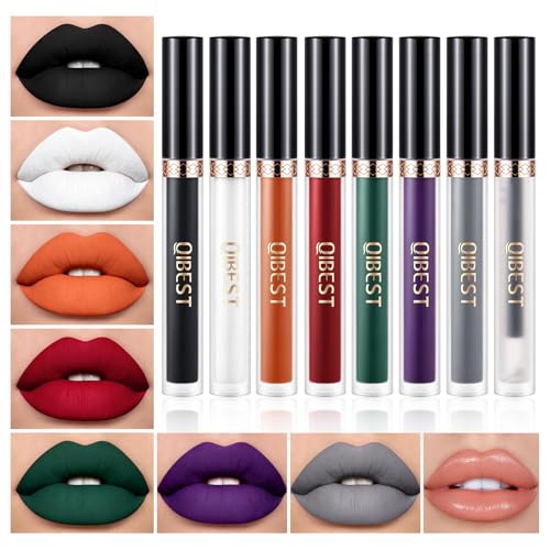 QiBest Goth Liquid Lipstick Set