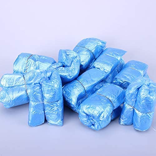 Image of Sky-Shoe Cover Refills, Shoe Covers with Clip for Shoe Cover Dispenser Machine- O Type Design, Blue) Pack of (1500)