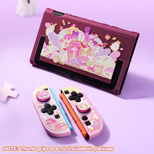 Image of GeekShare Slim Protective Case Compatible with Switch 2 (2025), Anti-Scratche and Shock-Absorption Dockable Hard Shell for Switch 2 Game Console - Patch Moe Doll