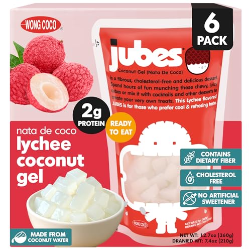Jubes Lychee Nata de Coco Cubes