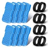 AOOGITF Official Cat Water Fountain Filters, 16 Packs(8 Filters + 8 Sponges) Cat Fountain Replacement Filters for AOOGITF Cat Fountain, with Activated Carbon Filter, Ultra-fine fiber