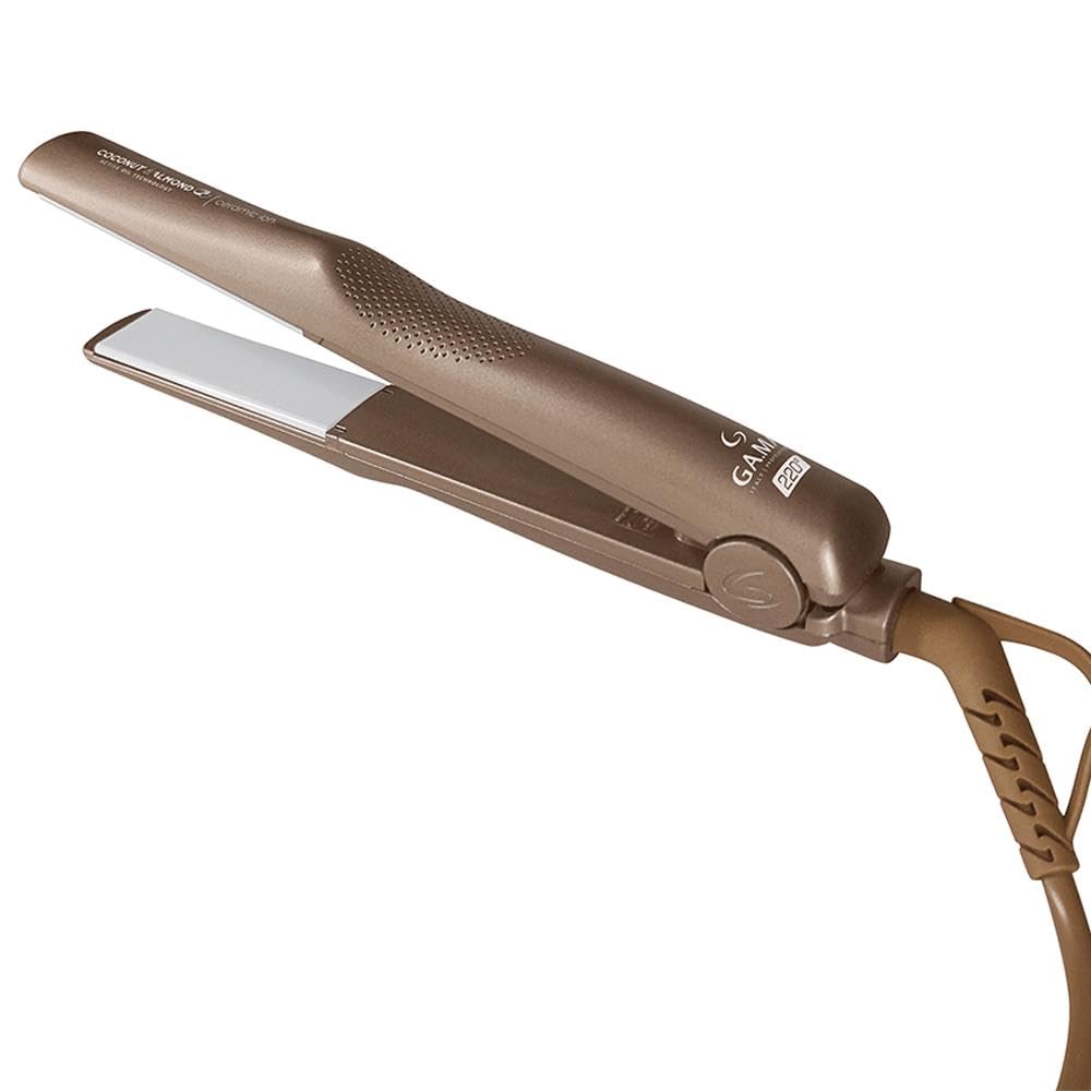マリリン 　カオリナラターナー　S-22　エアリーカール　アッシュゴールド Prancha GA.MA ITALY Coconut&Almond Ceramic Ion Bivolt | Amazon.com.br