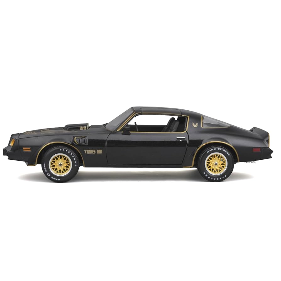 トランザム 1/18スケールモデル 黒 ミニカー 1/18 1972 ポンティアック ファイヤーバード トランザム 黒色