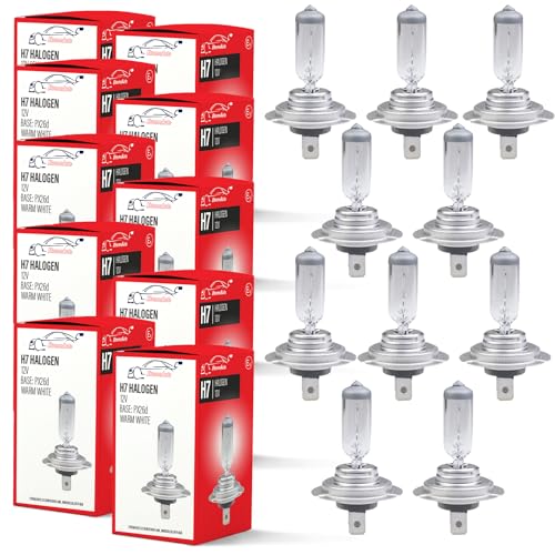 Xtremeauto H7 Headlight Bulb 55w, 10 Pack