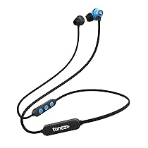 tunez Rhythm R30 in Ear Wireless Bluetooth Neckband Earphone with 10mm Drivers, Bluetooth Version V5.0,24 Hours Play Time,IPX5, Fast Charging, Magnetic Tips and Light Weight Design(Blue)