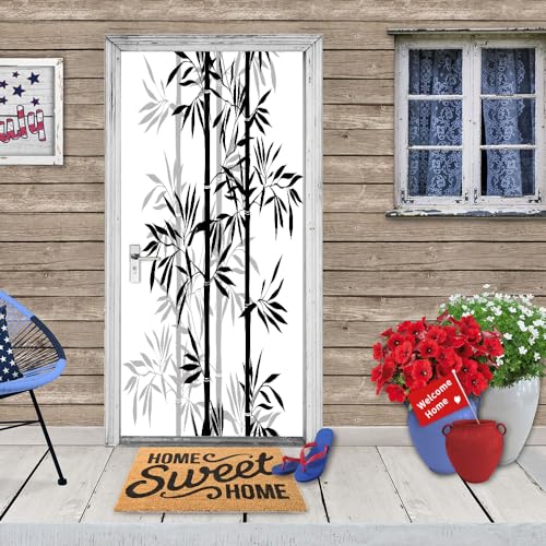 Stickers photo chambre et salle de bain pour ambiance zen bambou - 5