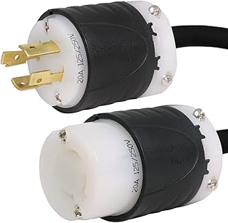 NEMA L14-20 Extension Power Cord - 30 Foot, 20A, 125/250V, 12/4 SJOOW - Iron Box # IBX-4805-30C
