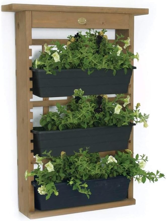 Algreen Wall Planter, Brown