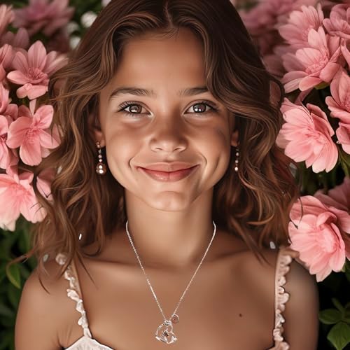 Unicorn Necklace and Birthday Card Gift set - Sterling Silver Jewelry for Girls - Birthday Gift for Daughter, Niece, or Grandaughter4