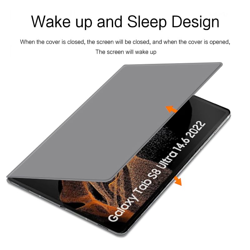 Amazon.com: QYiiD Magnetic Case for Galaxy Tab S8 Ultra 2022 14.6