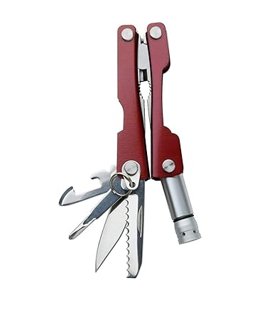 IQRA SPORTS ,Micro Plier Tool Stainless Steel Multifunction Foldable Micro Tool Kit with Pliers, Precision Screwdriver Bottle Opener File,Blade Scisso